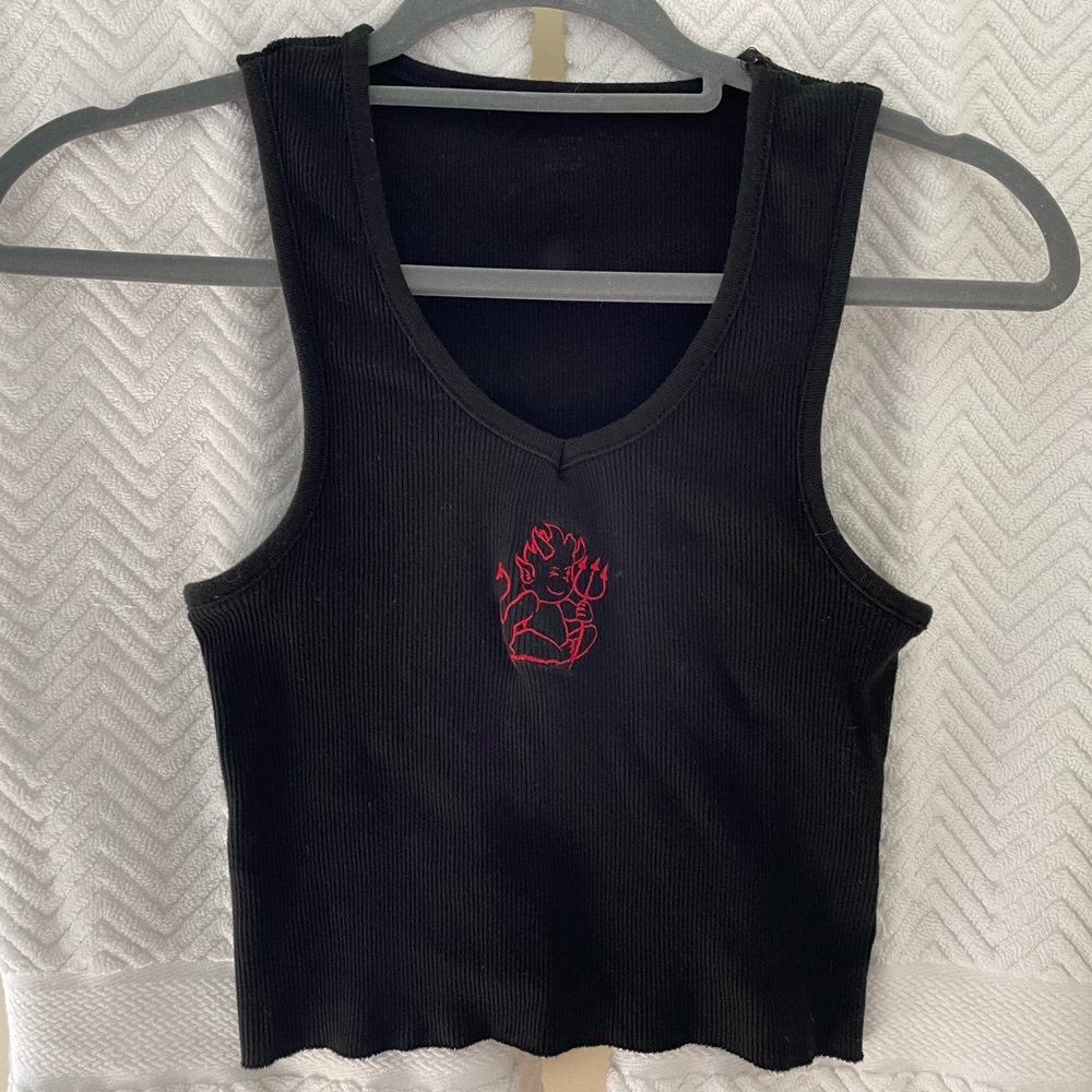 Baby Devil crop top tank